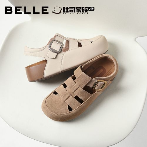 【贤哥专属】百丽罗马吐司勃肯鞋女2026夏季新款增高凉鞋B3163BH6主图