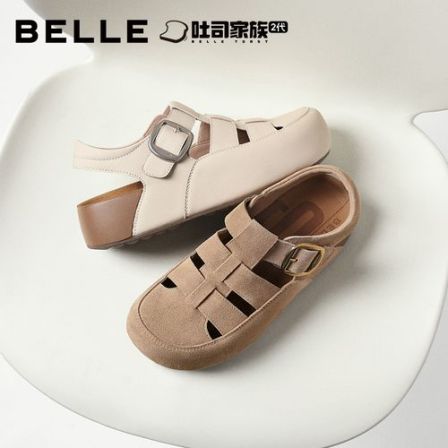 【贤哥专属】百丽罗马吐司勃肯鞋女2026夏季新款增高凉鞋B3163BH6