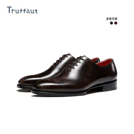 Truffaut博物馆皮琴底皮鞋男固特异正装真皮牛津鞋高级感轻奢男鞋