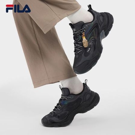 /斐乐【松塔鞋】新款透气轻弹舒适男鞋增高老爹鞋F12M632143F透气鞋