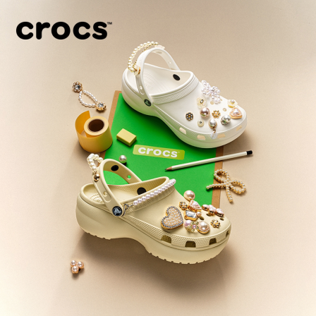 Crocs卡骆驰云朵波波玛丽珍洞洞鞋