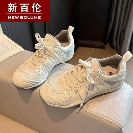 新百伦女鞋厚底阿甘德训鞋夏季透气运动休闲小白鞋轻便百搭赛车鞋