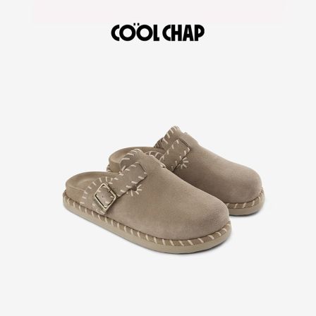 【李晨专属】Coolchap进口牛反绒弥合空间系列手工包头勃肯鞋