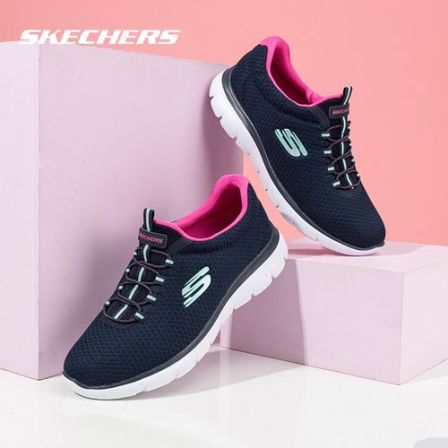 Skechers斯凯奇低帮女鞋新款时尚轻便运动鞋透气休闲鞋缓震健步鞋