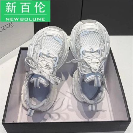 新百伦NEWBOLUNE2026夏款超轻软底老爹鞋透气运动休闲超火厚底巴