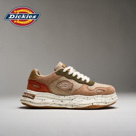 Dickies夏季厚底板鞋显瘦软弹脚感日常通勤百搭耐磨时尚休闲鞋男