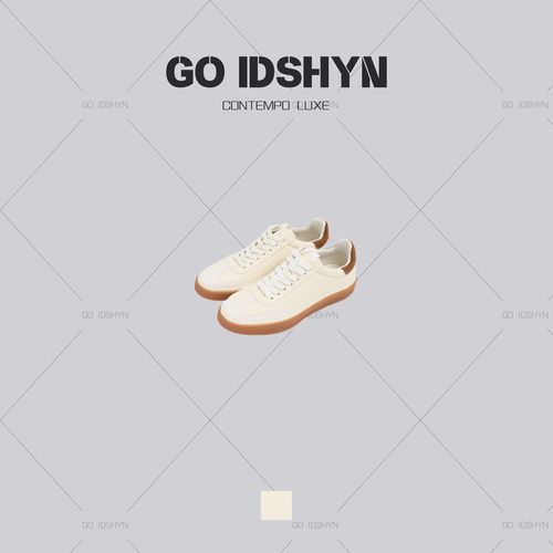 GO IDSHYN「雅训休闲」老钱风德训鞋 复古软底透气休闲百搭轻奢板鞋主图