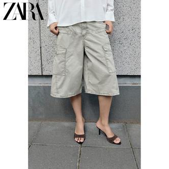 ZARA26夏季新款 女鞋 反绒皮穆勒鞋款式细高跟凉鞋 3317710 700