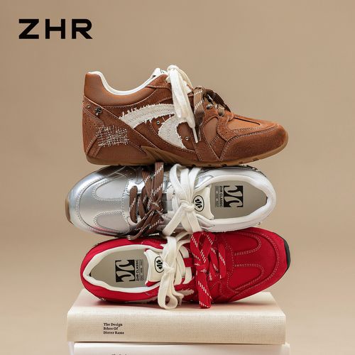 ZHR/则则Run Star复古德训鞋女明星同款秋季新内增高运动休闲鞋Z主图
