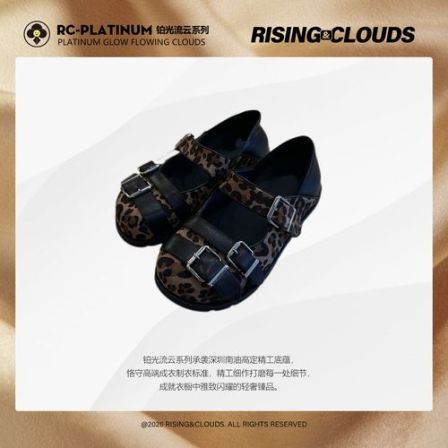 RISING&CLOUDS【小云姐】经典复古百搭时尚豹纹鞋010059