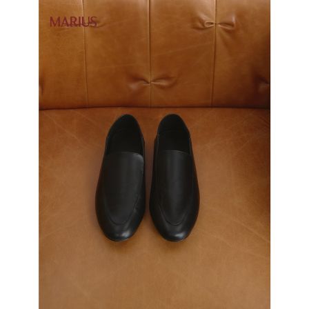 MARIUS | 头层小牛皮柔软贴肤日常通勤慵懒随性英伦风乐福鞋