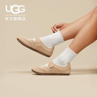UGG秋季新款女士时尚舒适轻便燕麦格雷玛丽珍休闲便鞋 1187530主图