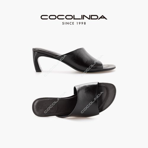 COCOLINDA | 牛油皮高品质猫跟鞋X2959主图