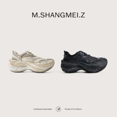 M.SHANGMEI.Z/沐熙美大哥厚底情侣款运动休闲百搭老爹鞋F06821