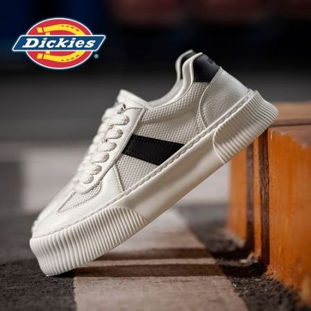 Dickies2026夏季新款防滑透气百搭板鞋低帮男士休闲潮流厚底男鞋