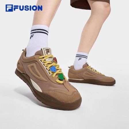 BOBOBLING 足球交响特别款丨FILA FUSION斐乐板鞋男鞋夏季德训鞋