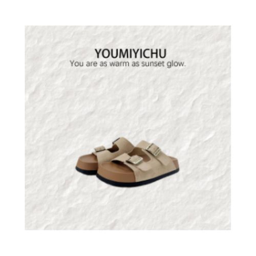 Y.M | 经典博肯拖 超级好穿！夏日百搭慵懒松弛博肯一字拖066主图