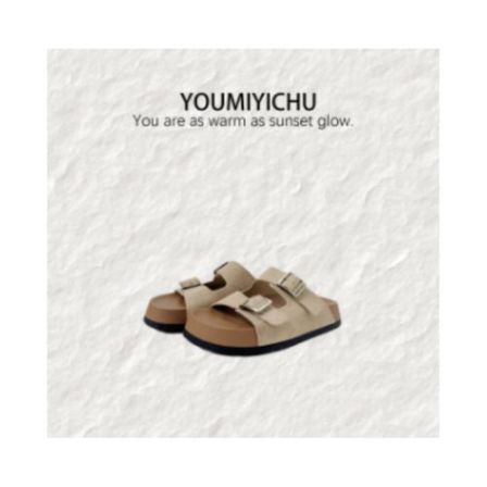 Y.M | 经典博肯拖 超级好穿！夏日百搭慵懒松弛博肯一字拖066