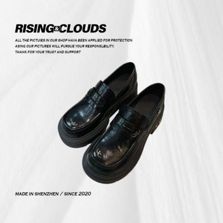 RISING&CLOUDS现【小云姐】四季百搭”舒适时尚乐福鞋”120319