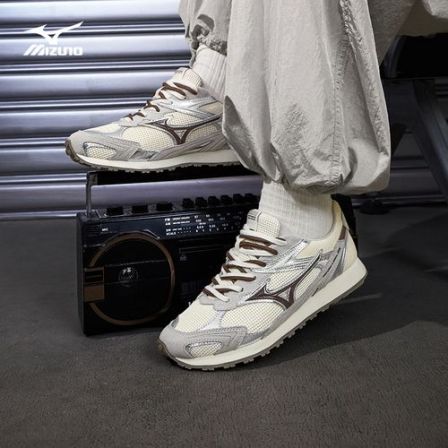 【燕麦格雷】Mizuno/美津浓26款慕斯棕时尚复古千禧德训鞋LG 60S 2K