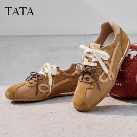 TATA/他她2026秋阿甘鞋女百搭休闲运动鞋新款CRQ01CM6