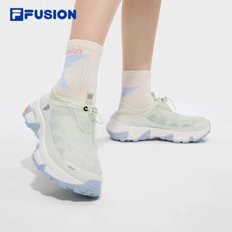 【Como Y一脚蹬】FILA FUSION斐乐休闲鞋女运动鞋夏季网面穆勒鞋子