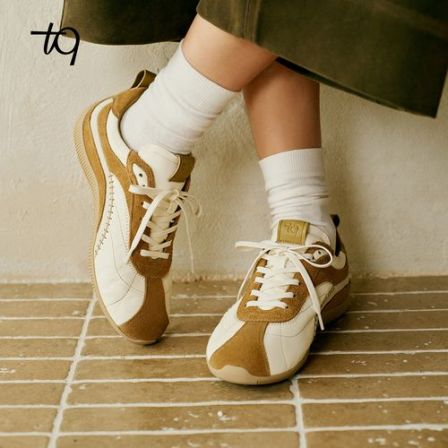 Talitaqoom【棒球系列】德训鞋夏季新款复古休闲运动风轻便透气女鞋