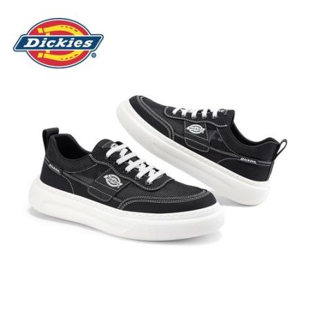 Dickies2026夏季新款男士厚底网面鞋透气运动休闲百搭增高帆布鞋