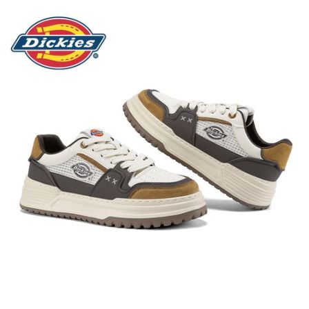Dickies男夏季透气轻便2026新款面包鞋舒适软底网面网眼防臭板鞋