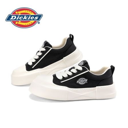 Dickies2026夏季男款防滑复古低帮鞋男士休闲百搭厚底透气板鞋男