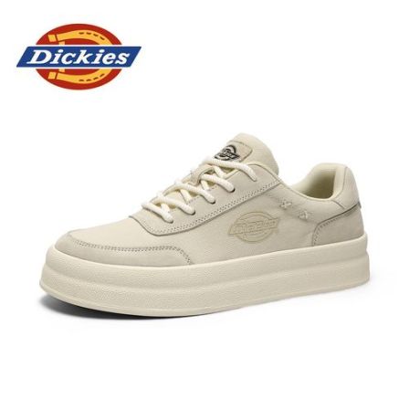 Dickies男鞋低帮舒适休闲厚底耐磨板鞋男2026新款夏季薄款帆布鞋