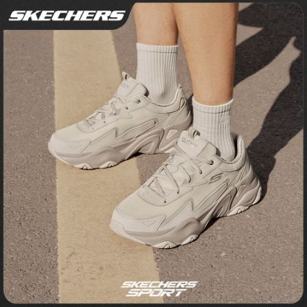 SKECHERS/斯凯奇夏季百搭潮流男鞋舒适防滑透气运动老爹鞋232494