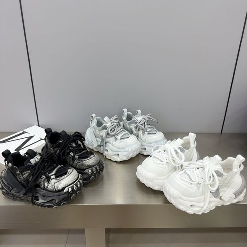 四季新款松糕厚底增高复古透气轻奢时尚高品质超火复古休闲老爹鞋主图