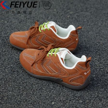 feiyue/飞跃女鞋休闲赛车鞋女2026夏季新款透气薄底运动德训鞋子