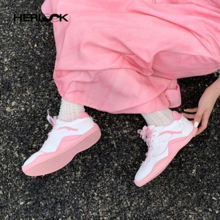 HERLOOK多巴胺花园芭蕾风德训鞋女夏款甜美软底百搭学生轻便板鞋