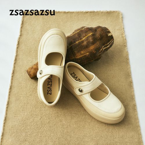 【达人专属】莎莎苏厚底增高运动玛丽珍鞋阔腿裤必备鞋女Z76136Y-10主图