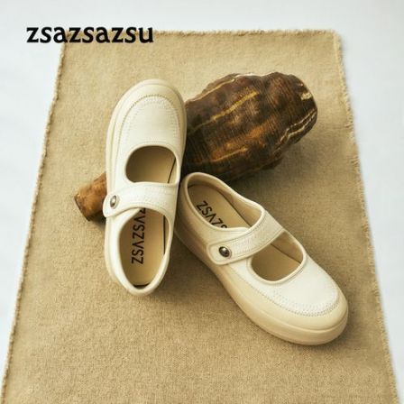 【达人专属】莎莎苏厚底增高运动玛丽珍鞋阔腿裤必备鞋女Z76136Y-10