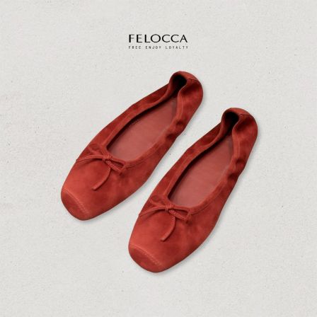 【FELOCCA】法式蝴蝶结芭蕾舞鞋圆头浅口平底百搭单鞋NYN-7076