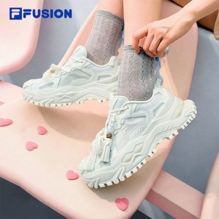 硬糖DX丨FILA FUSION斐乐运动鞋女老爹鞋夏季新款厚底增高休闲鞋