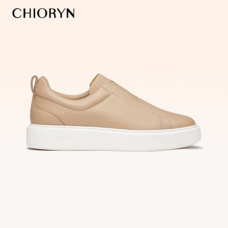 轻量化增高|chioryn青润一脚蹬板鞋男山羊皮一脚蹬加厚商务休闲鞋
