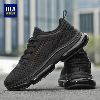 HLA/海澜之家男鞋夏季新款透气网面厚底增高百搭时尚运动休闲鞋主图