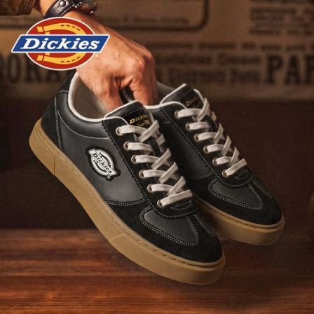 Dickies新款低帮百搭防滑耐磨厚底板鞋时尚休闲复古潮流透气男鞋