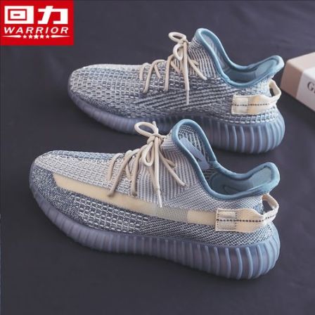 Warrior/回力男鞋运动鞋2025春季新款时尚休闲透气飞织鞋跑步潮鞋