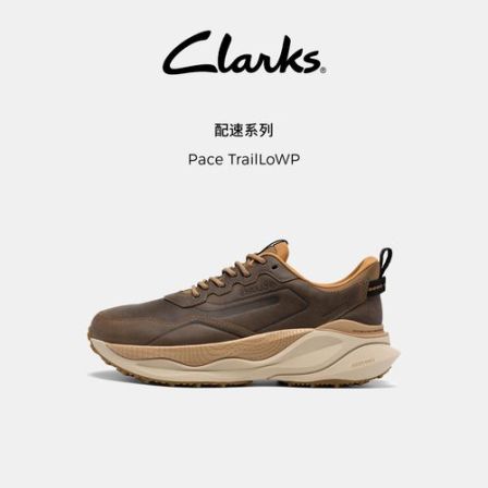 Clarks其乐Pace TrailLoWP轻盈舒适防泼水厚底户外休闲运动男鞋