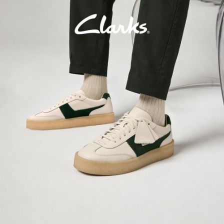 Clarks其乐Tor80复古德训鞋舒适休闲鞋男厚底鞋复古足球鞋搭一切