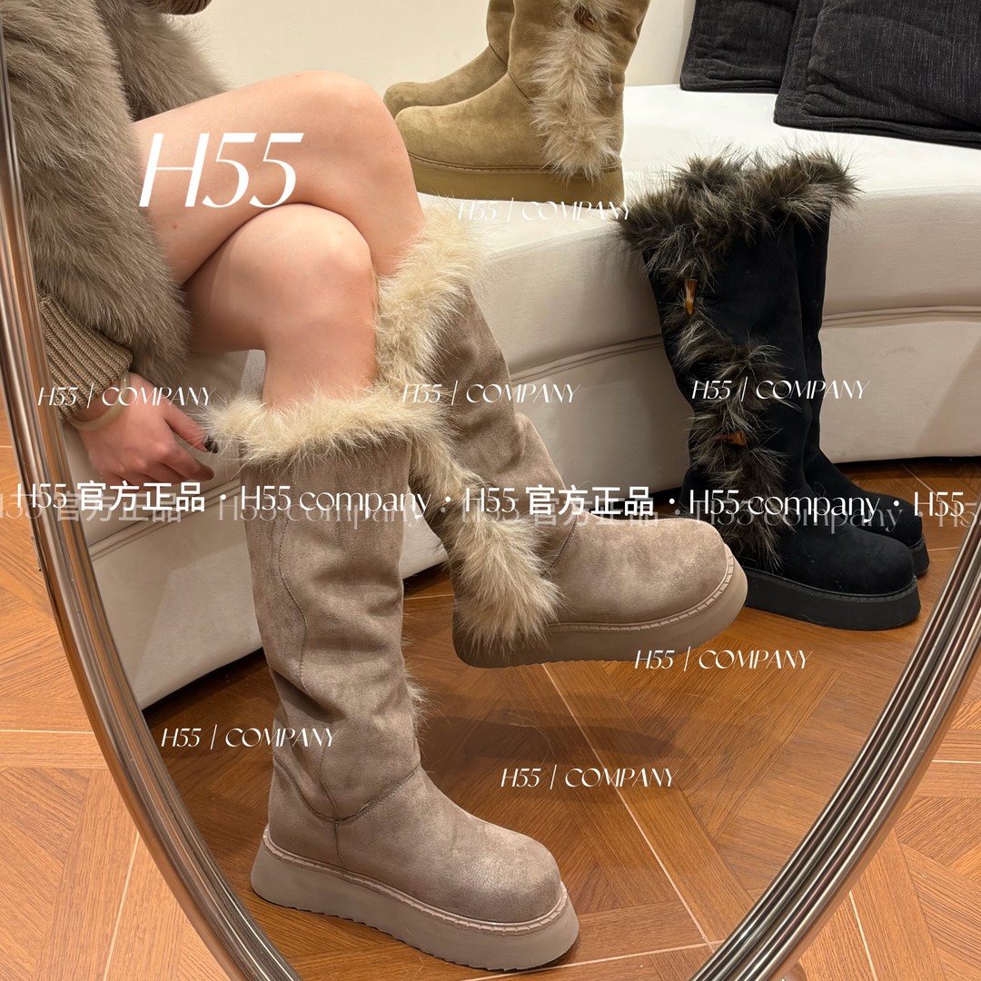 暖绒时光-冬季保暖厚底千金7.5cm45-3126-5【清N】主图