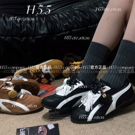 南韩欧尼-游牧风德训鞋 5cm10-2763【清N】