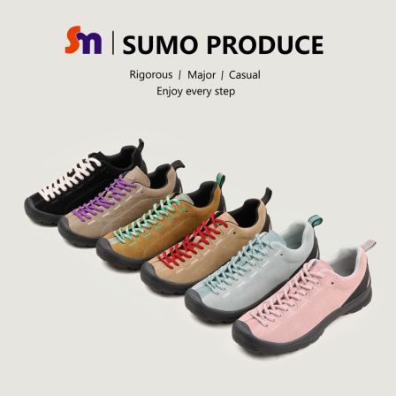 素陌春季徒步登山鞋女百搭运动鞋平底丑萌鞋防滑户外休闲鞋89011