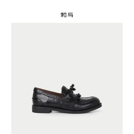 和与｜线下专供 复古雕花双蝴蝶结乐福鞋 M251210