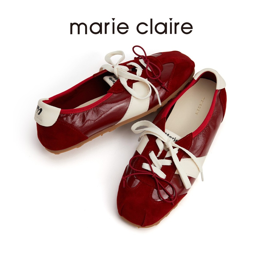 【徐若晗/小桃同款】MC女鞋芭蕾德训鞋marieclaire女鞋..主图